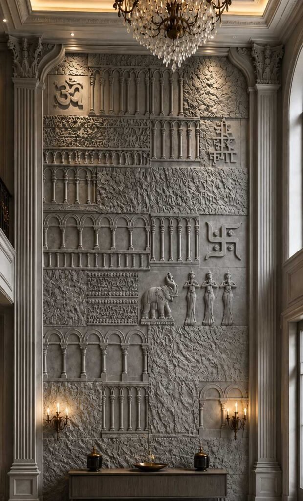Duplex Wall Stone Design