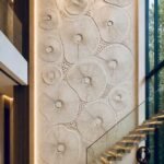 Organic Bloom Sculpted CNC Stone Wall Art Design 2